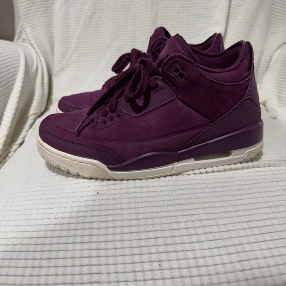 Size 7 - Air Jordan 3 Retro Bordeaux W - Picture 1 of 7